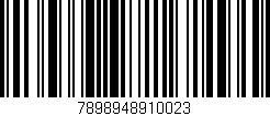Código de barras (EAN, GTIN, SKU, ISBN): '7898948910023'