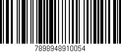 Código de barras (EAN, GTIN, SKU, ISBN): '7898948910054'