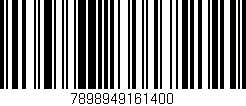 Código de barras (EAN, GTIN, SKU, ISBN): '7898949161400'