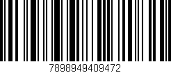 Código de barras (EAN, GTIN, SKU, ISBN): '7898949409472'