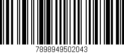 Código de barras (EAN, GTIN, SKU, ISBN): '7898949502043'