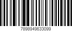 Código de barras (EAN, GTIN, SKU, ISBN): '7898949633099'