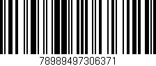 Código de barras (EAN, GTIN, SKU, ISBN): '78989497306371'