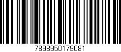 Código de barras (EAN, GTIN, SKU, ISBN): '7898950179081'