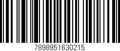 Código de barras (EAN, GTIN, SKU, ISBN): '7898951630215'