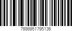 Código de barras (EAN, GTIN, SKU, ISBN): '7898951795136'