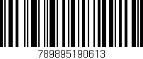 Código de barras (EAN, GTIN, SKU, ISBN): '789895190613'