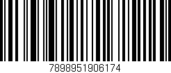 Código de barras (EAN, GTIN, SKU, ISBN): '7898951906174'