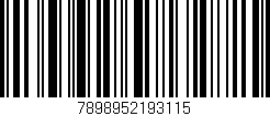 Código de barras (EAN, GTIN, SKU, ISBN): '7898952193115'