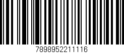 Código de barras (EAN, GTIN, SKU, ISBN): '7898952211116'