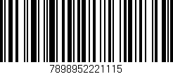 Código de barras (EAN, GTIN, SKU, ISBN): '7898952221115'