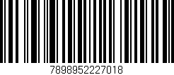 Código de barras (EAN, GTIN, SKU, ISBN): '7898952227018'