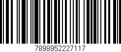 Código de barras (EAN, GTIN, SKU, ISBN): '7898952227117'