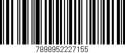 Código de barras (EAN, GTIN, SKU, ISBN): '7898952227155'