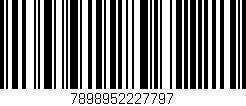 Código de barras (EAN, GTIN, SKU, ISBN): '7898952227797'