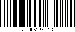 Código de barras (EAN, GTIN, SKU, ISBN): '7898952262026'