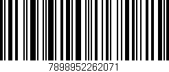 Código de barras (EAN, GTIN, SKU, ISBN): '7898952262071'