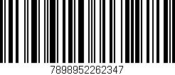 Código de barras (EAN, GTIN, SKU, ISBN): '7898952262347'