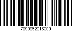 Código de barras (EAN, GTIN, SKU, ISBN): '7898952316309'