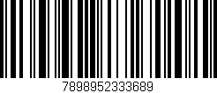 Código de barras (EAN, GTIN, SKU, ISBN): '7898952333689'