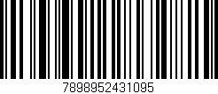 Código de barras (EAN, GTIN, SKU, ISBN): '7898952431095'
