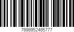 Código de barras (EAN, GTIN, SKU, ISBN): '7898952485777'