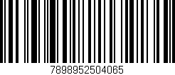 Código de barras (EAN, GTIN, SKU, ISBN): '7898952504065'