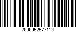 Código de barras (EAN, GTIN, SKU, ISBN): '7898952577113'