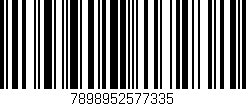 Código de barras (EAN, GTIN, SKU, ISBN): '7898952577335'