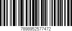 Código de barras (EAN, GTIN, SKU, ISBN): '7898952577472'