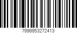 Código de barras (EAN, GTIN, SKU, ISBN): '7898953272413'