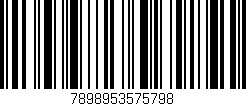 Código de barras (EAN, GTIN, SKU, ISBN): '7898953575798'