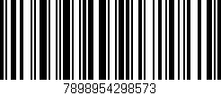 Código de barras (EAN, GTIN, SKU, ISBN): '7898954298573'