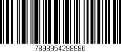 Código de barras (EAN, GTIN, SKU, ISBN): '7898954298986'