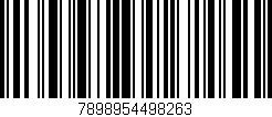Código de barras (EAN, GTIN, SKU, ISBN): '7898954498263'