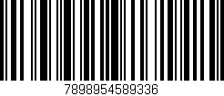 Código de barras (EAN, GTIN, SKU, ISBN): '7898954589336'