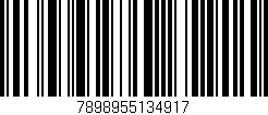 Código de barras (EAN, GTIN, SKU, ISBN): '7898955134917'