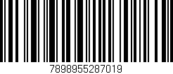 Código de barras (EAN, GTIN, SKU, ISBN): '7898955287019'