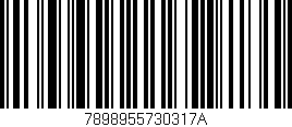 Código de barras (EAN, GTIN, SKU, ISBN): '7898955730317A'