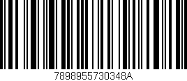 Código de barras (EAN, GTIN, SKU, ISBN): '7898955730348A'