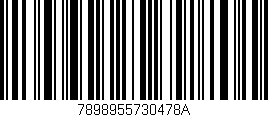 Código de barras (EAN, GTIN, SKU, ISBN): '7898955730478A'