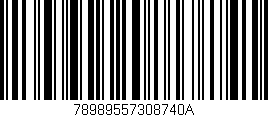 Código de barras (EAN, GTIN, SKU, ISBN): '78989557308740A'