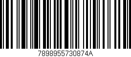 Código de barras (EAN, GTIN, SKU, ISBN): '7898955730874A'