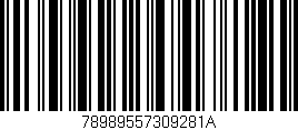Código de barras (EAN, GTIN, SKU, ISBN): '78989557309281A'