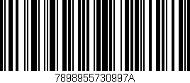 Código de barras (EAN, GTIN, SKU, ISBN): '7898955730997A'