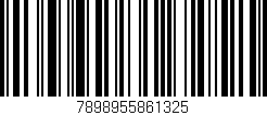 Código de barras (EAN, GTIN, SKU, ISBN): '7898955861325'