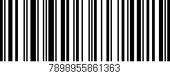 Código de barras (EAN, GTIN, SKU, ISBN): '7898955861363'