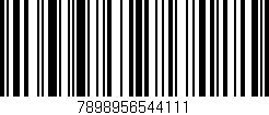 Código de barras (EAN, GTIN, SKU, ISBN): '7898956544111'
