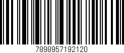 Código de barras (EAN, GTIN, SKU, ISBN): '7898957192120'