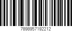 Código de barras (EAN, GTIN, SKU, ISBN): '7898957192212'
